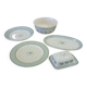 Set of dishes, salad bowl, butter dish Geneviève Lethu