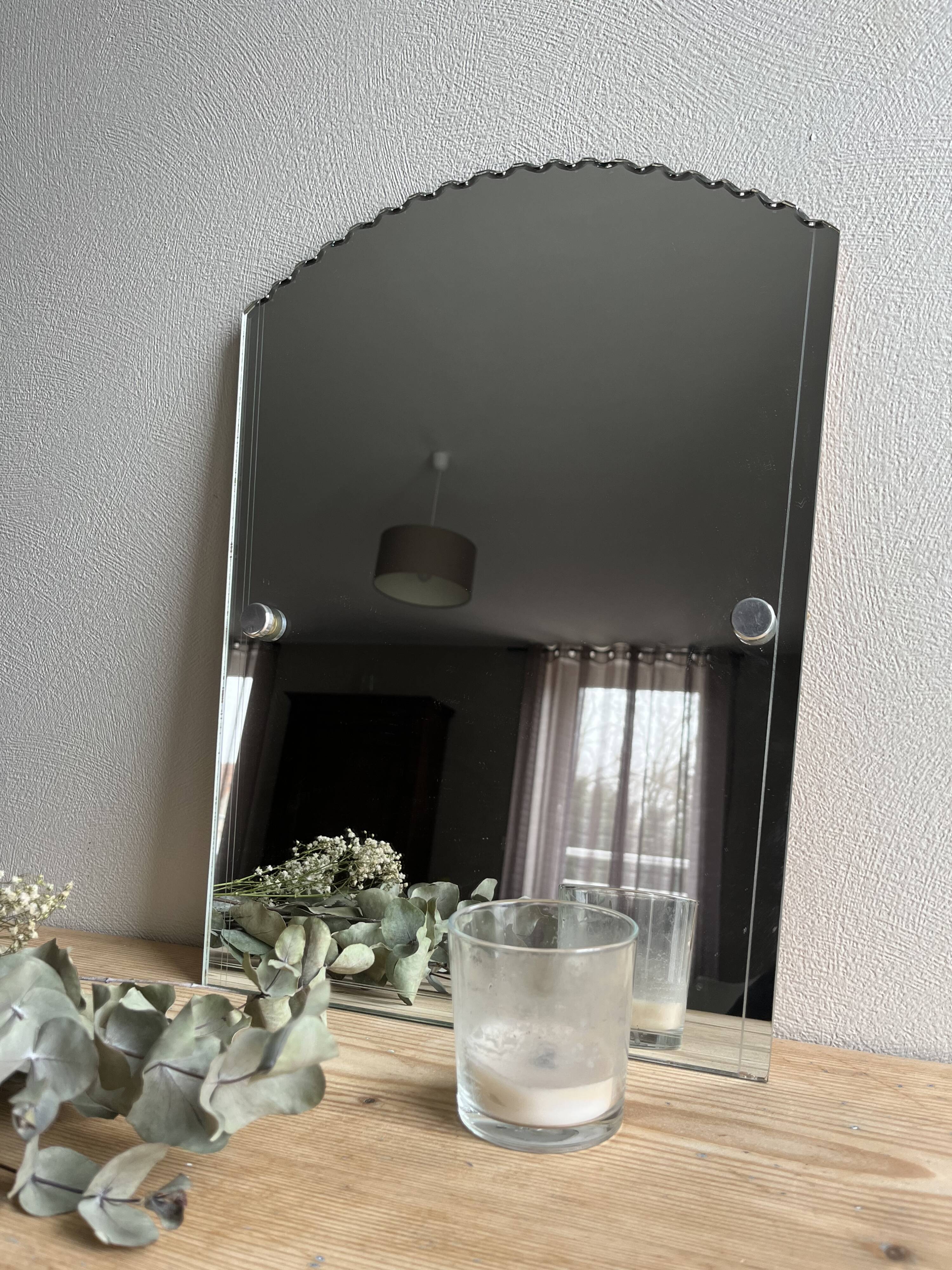 Old vintage beveled/chiseled mirror
