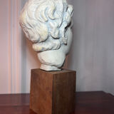 Bust, head of a young man - reproduction from the museum of Sens