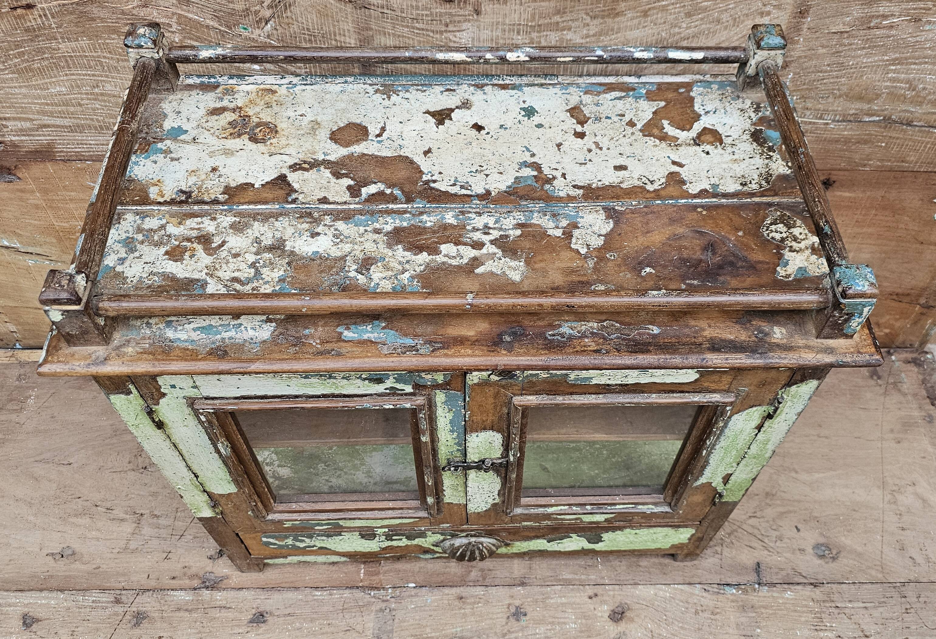 Antique Burmese teak cabinet