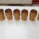 6 glazed terracotta mugs