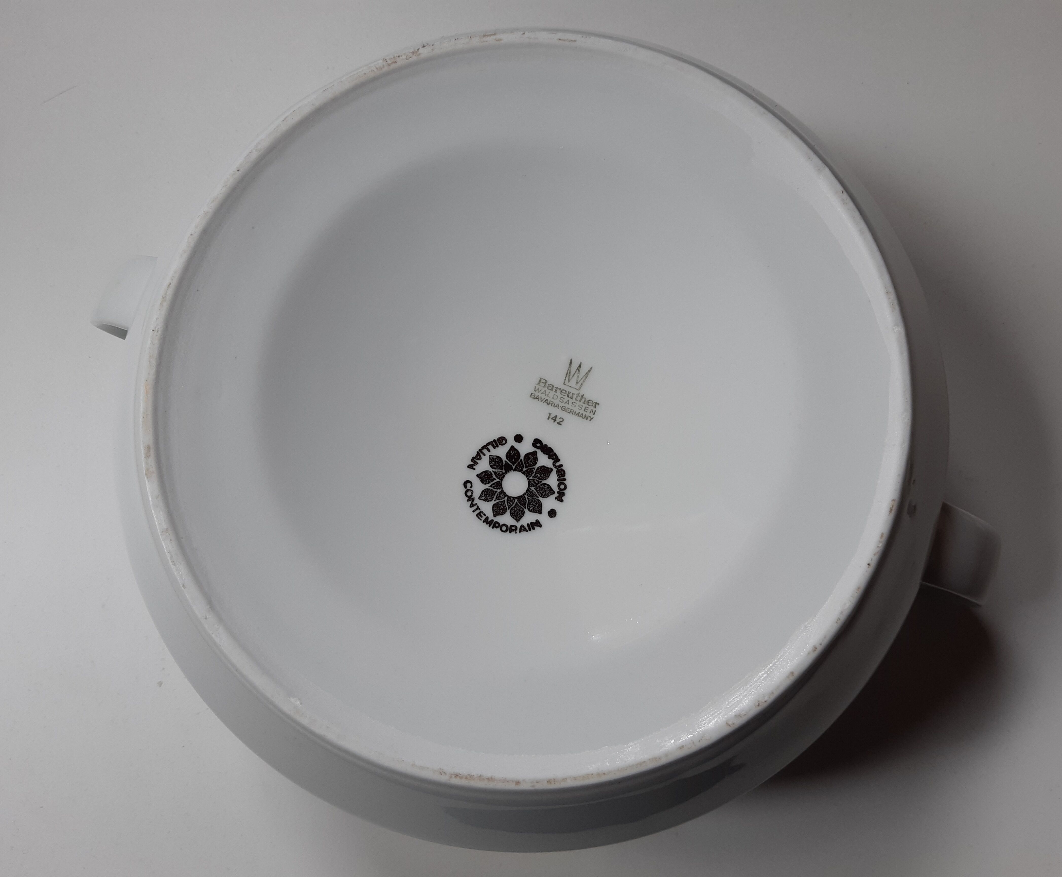 Soup tureen vintage 1970, Bavarian porcelain, Bareuther