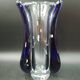 Imposing & massive crystal vase Jaroslav Svoboda Karlov Czech Republic art glass