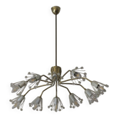 Lustre elliptique d'Emil Stejnar pour Rupert Nikoll, Autriche, années 1950
