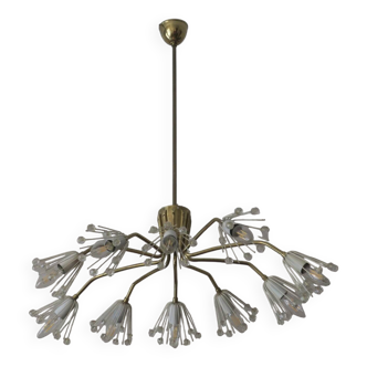 Lustre elliptique d'Emil Stejnar pour Rupert Nikoll, Autriche, années 1950