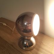 Vintage eye-ball table lamp Goffredo Regiani chrome metal