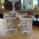 5 coupes à champagne en cristal