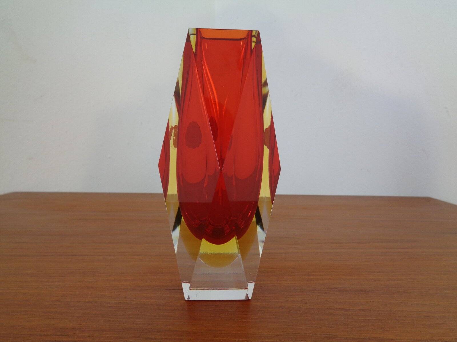 Vintage Italian Murano Glass Vase, 1960s