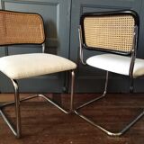 2 chairs cesca Marcel Breuer 1970