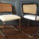 2 chairs cesca Marcel Breuer 1970