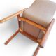 4 x Teak & Fabric Dining Chairs " STUKBAER " from Dyrlund Danmark 1960s