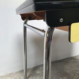 Yellow formica table