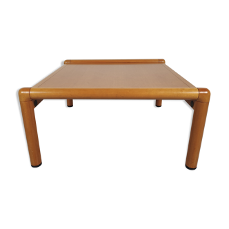 Wooden coffee table by Elmar Flötotto 80/90