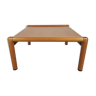 Wooden coffee table by Elmar Flötotto 80/90