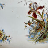 Small top in silver metal and earthenware