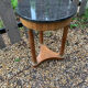 Gueridon in walnut bramble