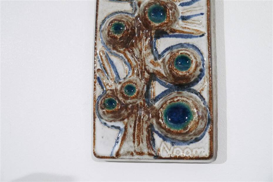 Danish ceramic wall plaque by Noomi Backhausen 1960