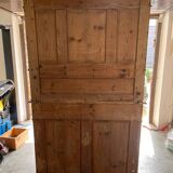 Antique 2-part pine sideboard