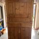 Antique 2-part pine sideboard