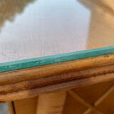 Rattan desk and chair 1960