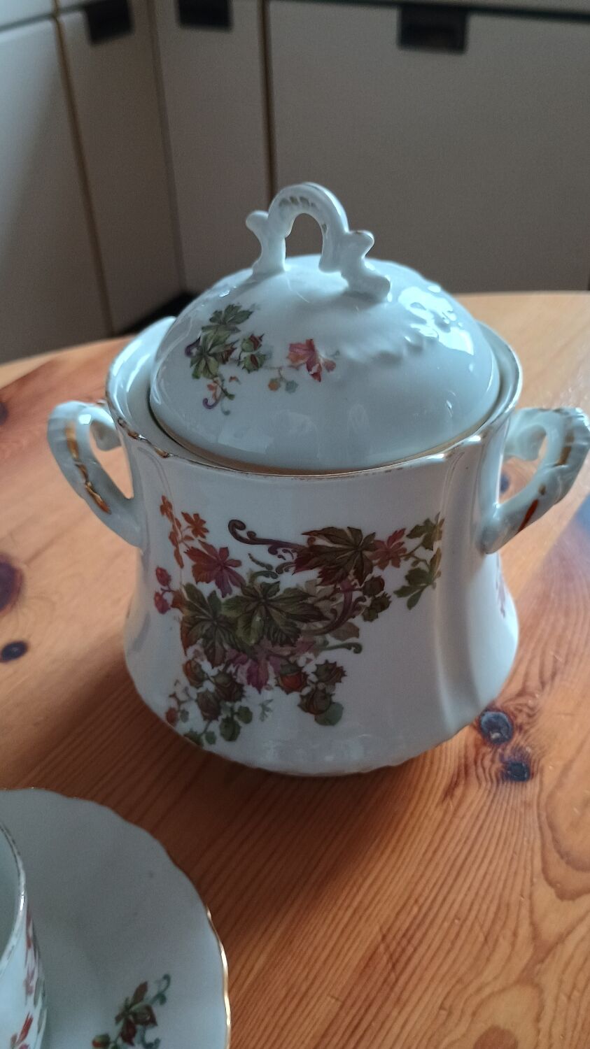 Limoges elite porcelain coffee service