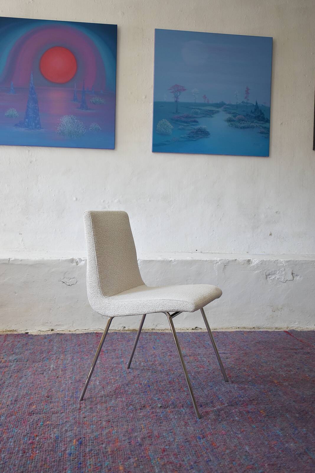 Set of 6 Ligne Roset TV Dining Chairs by Pierre Paulin