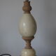 Marble and wood lamp base 400mm (without shade)