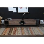 70's Vintage Oushak Handmade Wool Orange Kilim Runner Rug 116x283