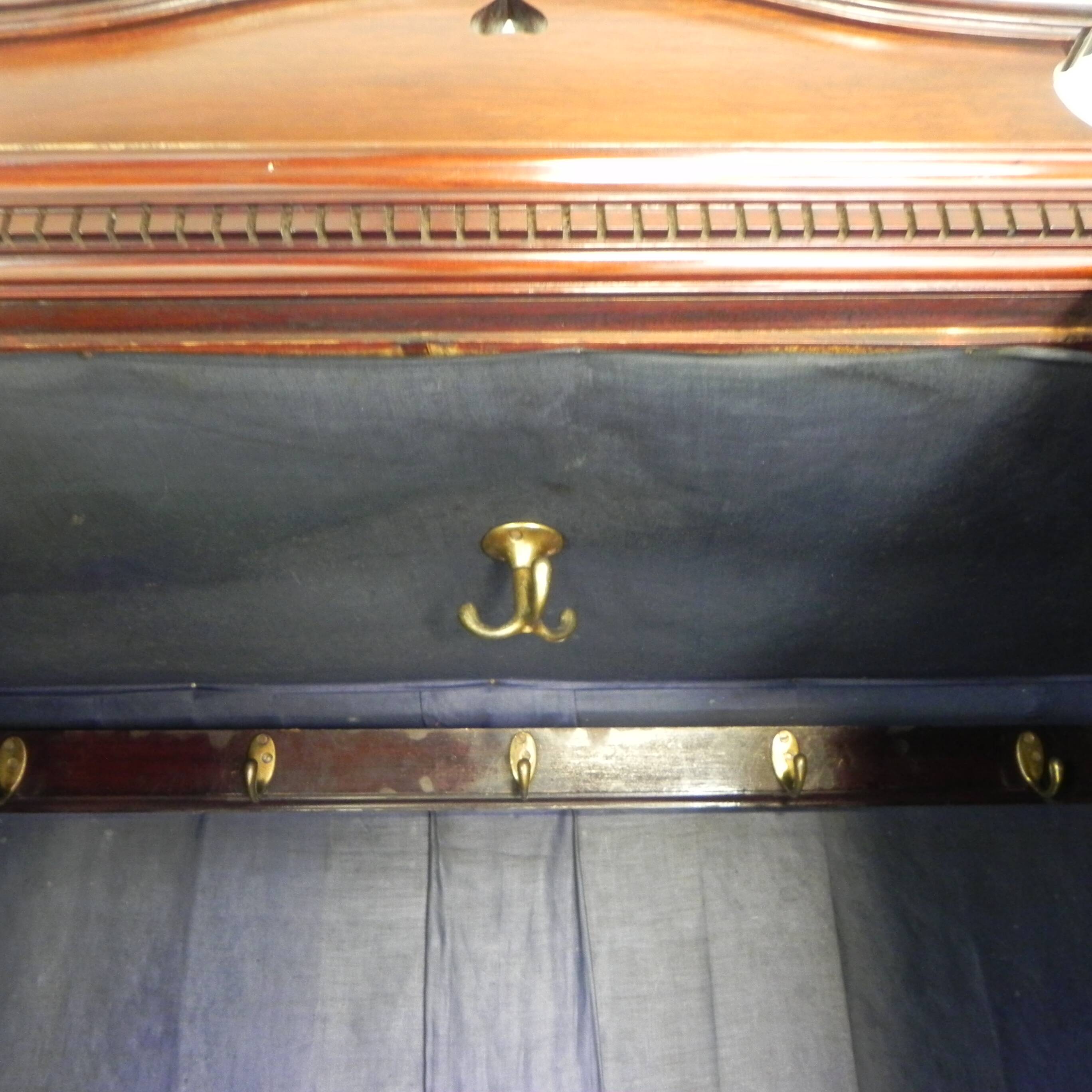 Art Nouveau wardrobe, hanging cupboard