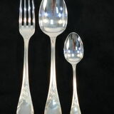 Christofle cutlery set in silver metal model MARLY