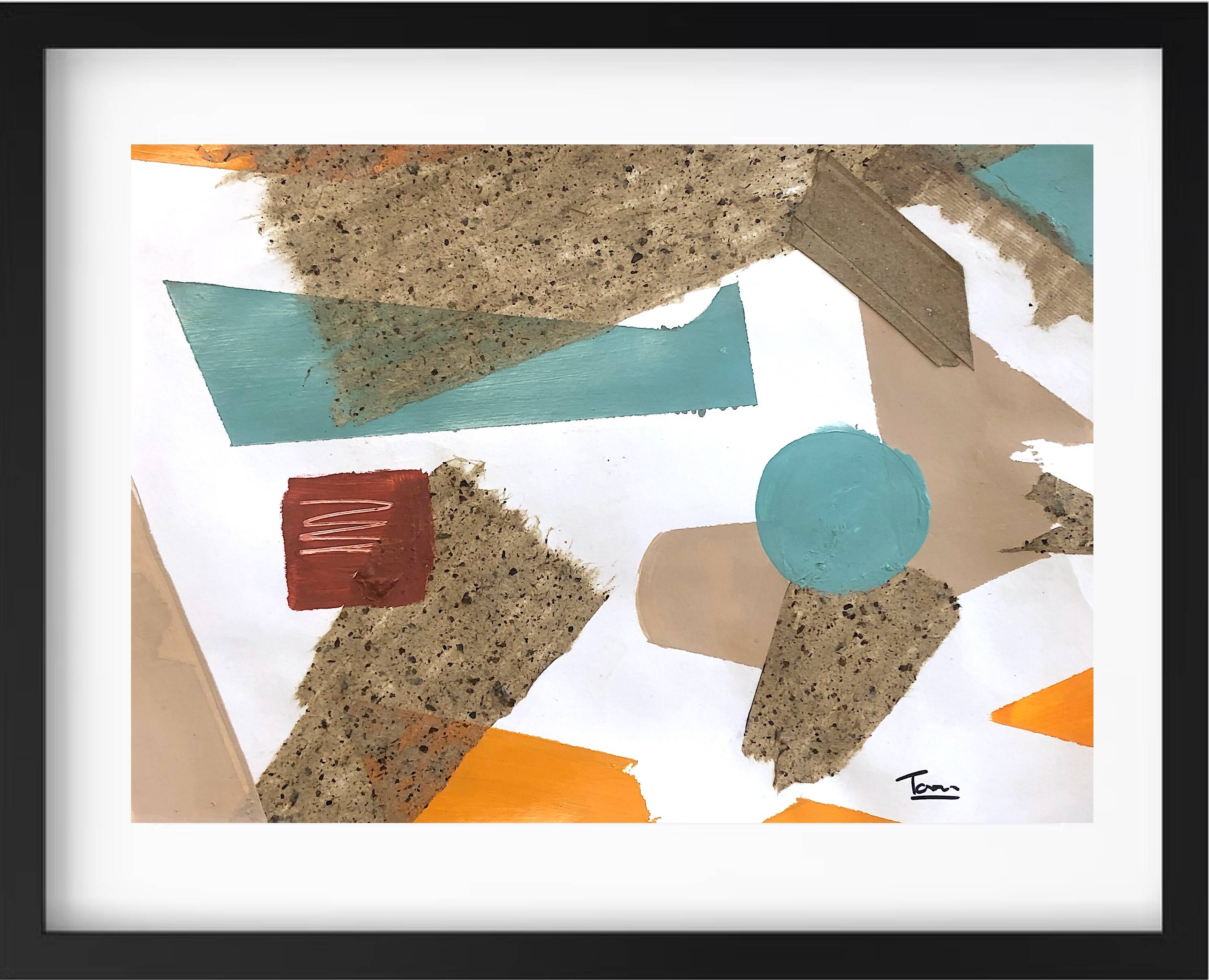 Original and unique hand-painted abstract painting