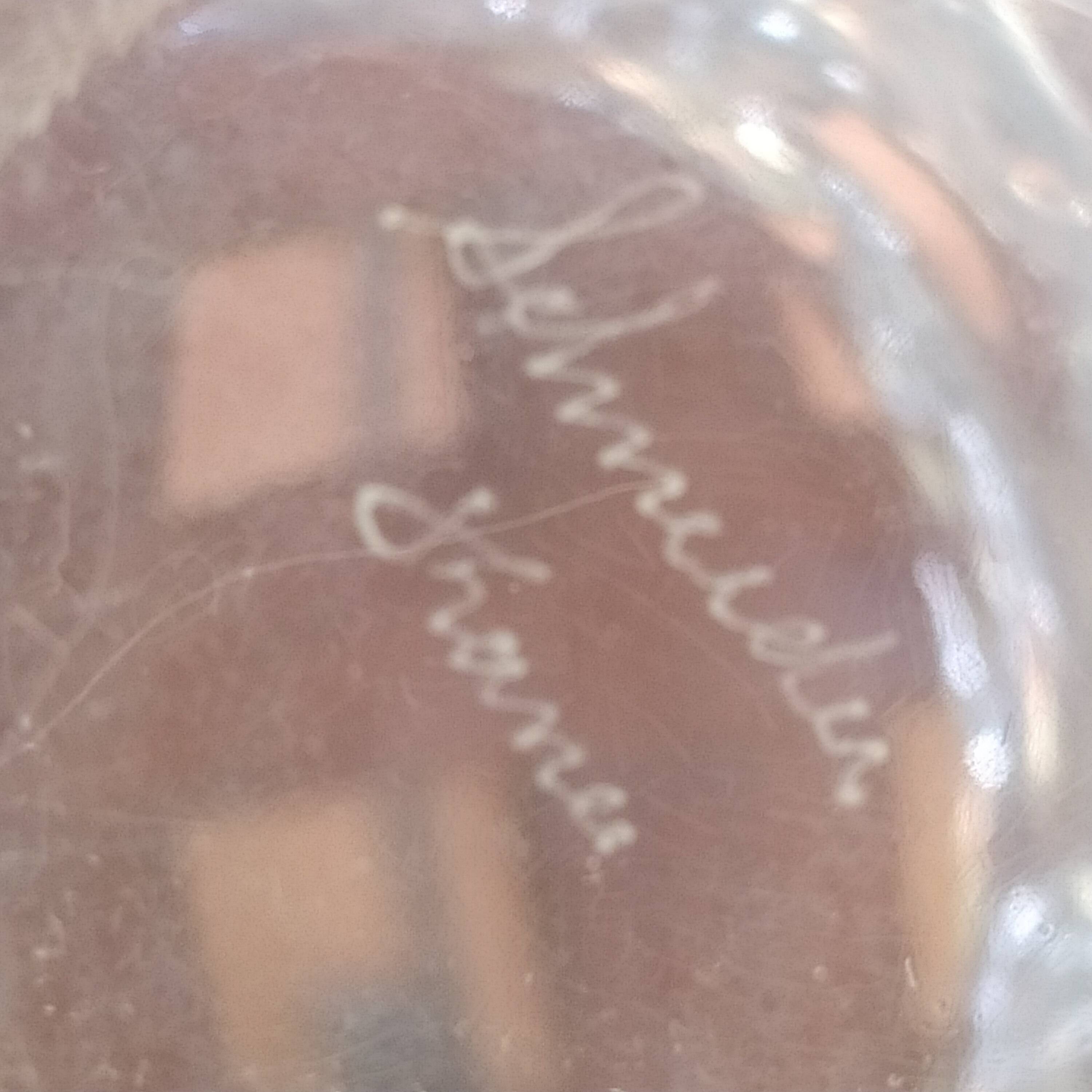 Large Schneider crystal vase