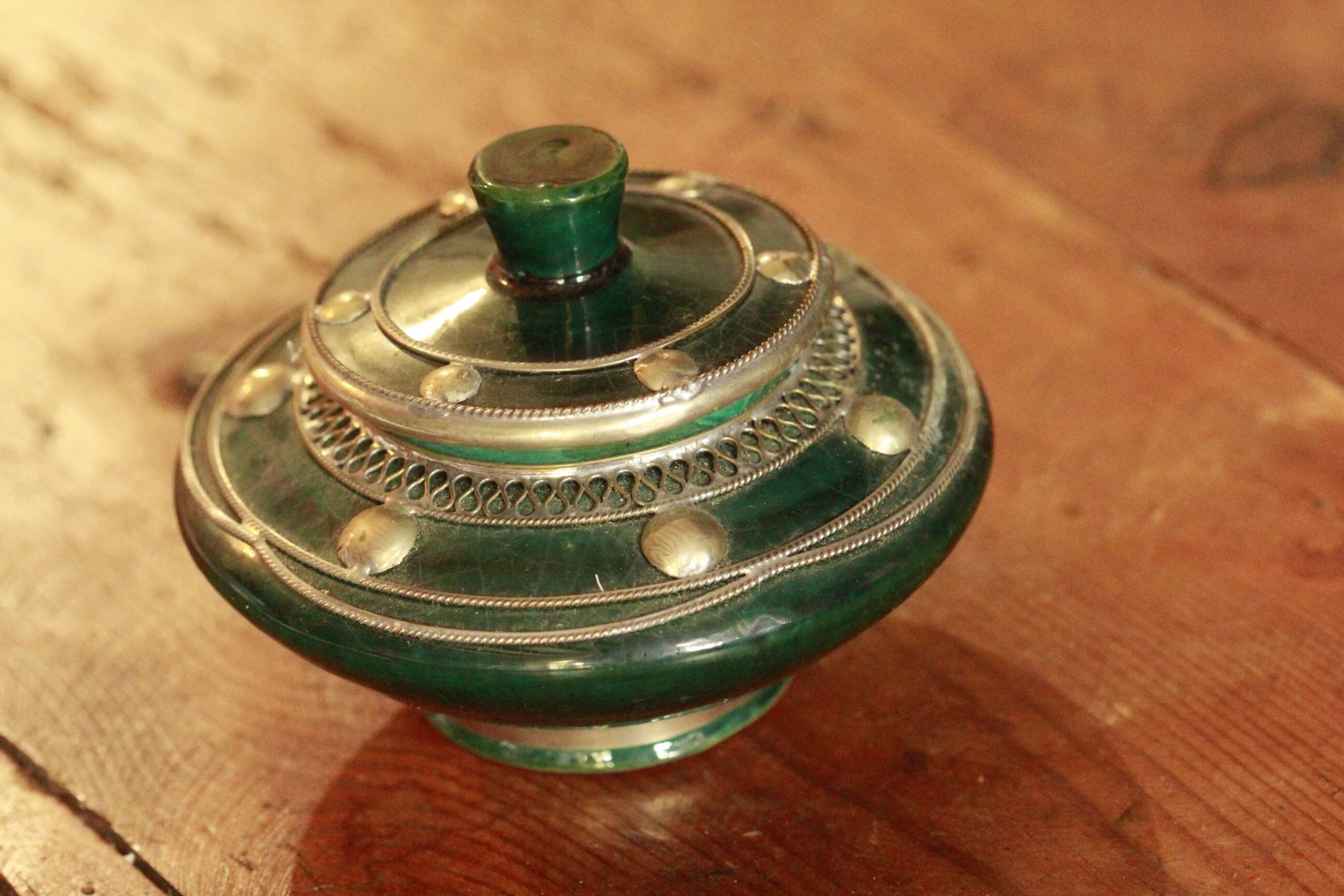 Moroccan ceramic ashtray