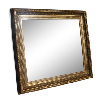 Thick mirror 19th 80x68cm