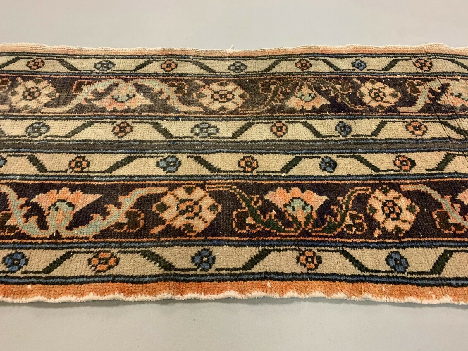 Turkish narrow runner 368x50 cm wool
