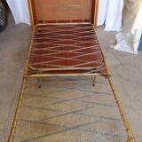Fold bed in a 60's cabinet
