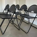5 chaises pliantes vintage par Fly line, Italie