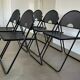 5 chaises pliantes vintage par Fly line, Italie
