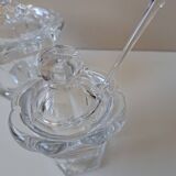 Set of a Harcourt Baccarat mustard and sugar bowl