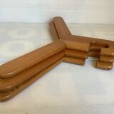 Trio of Scandinavian wooden hangers year 70