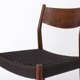 1 of 2 Vintage Fristho Franeker Teak Chair with Danish Cord Weaving – 1960s