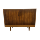 Buffet en bois clair et palissandre années 60