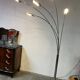 Lampadaire 5 feux chromé design 1970