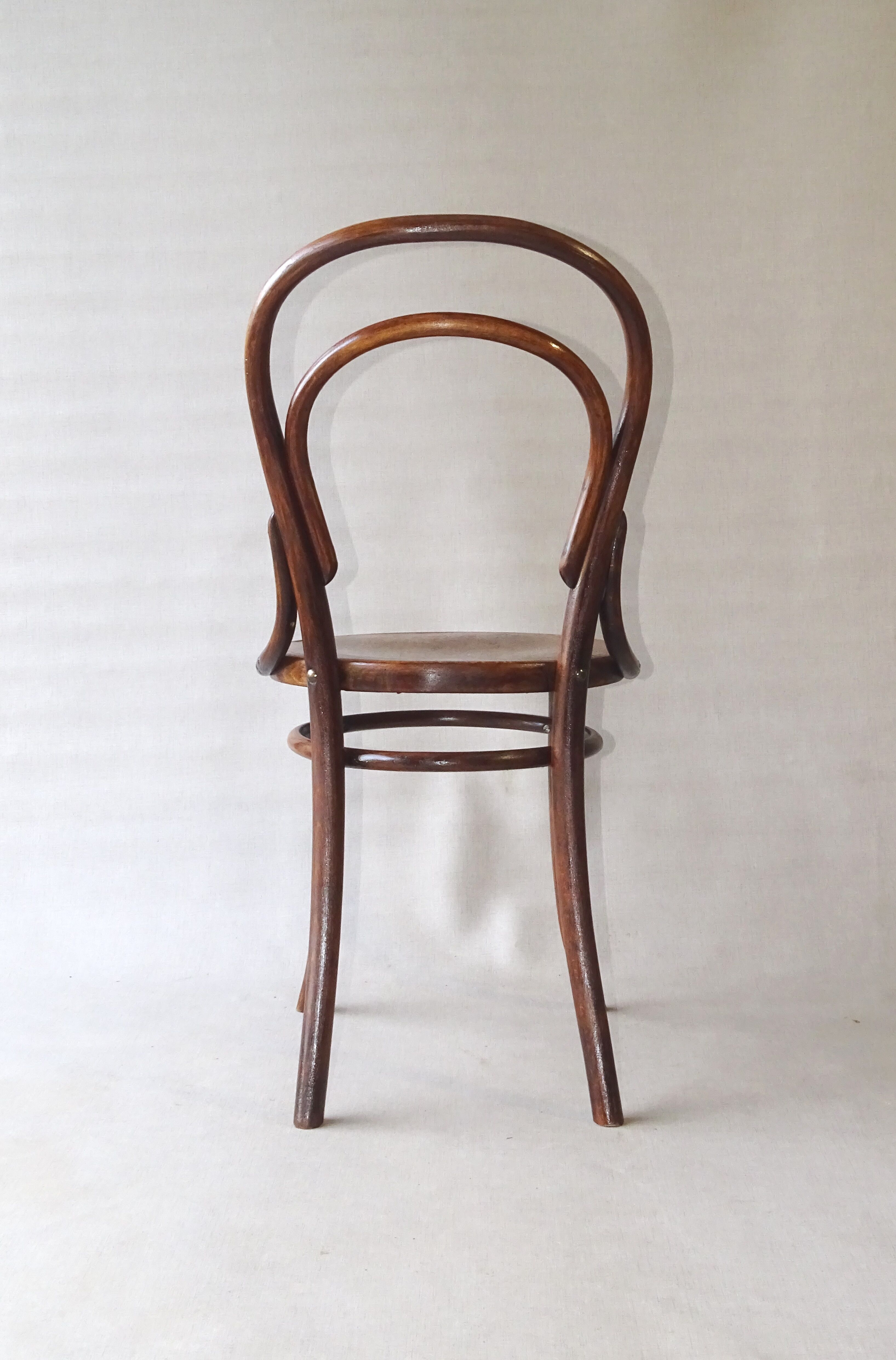 Bistro chair N°14 seat wood of Turpe Germany 1900