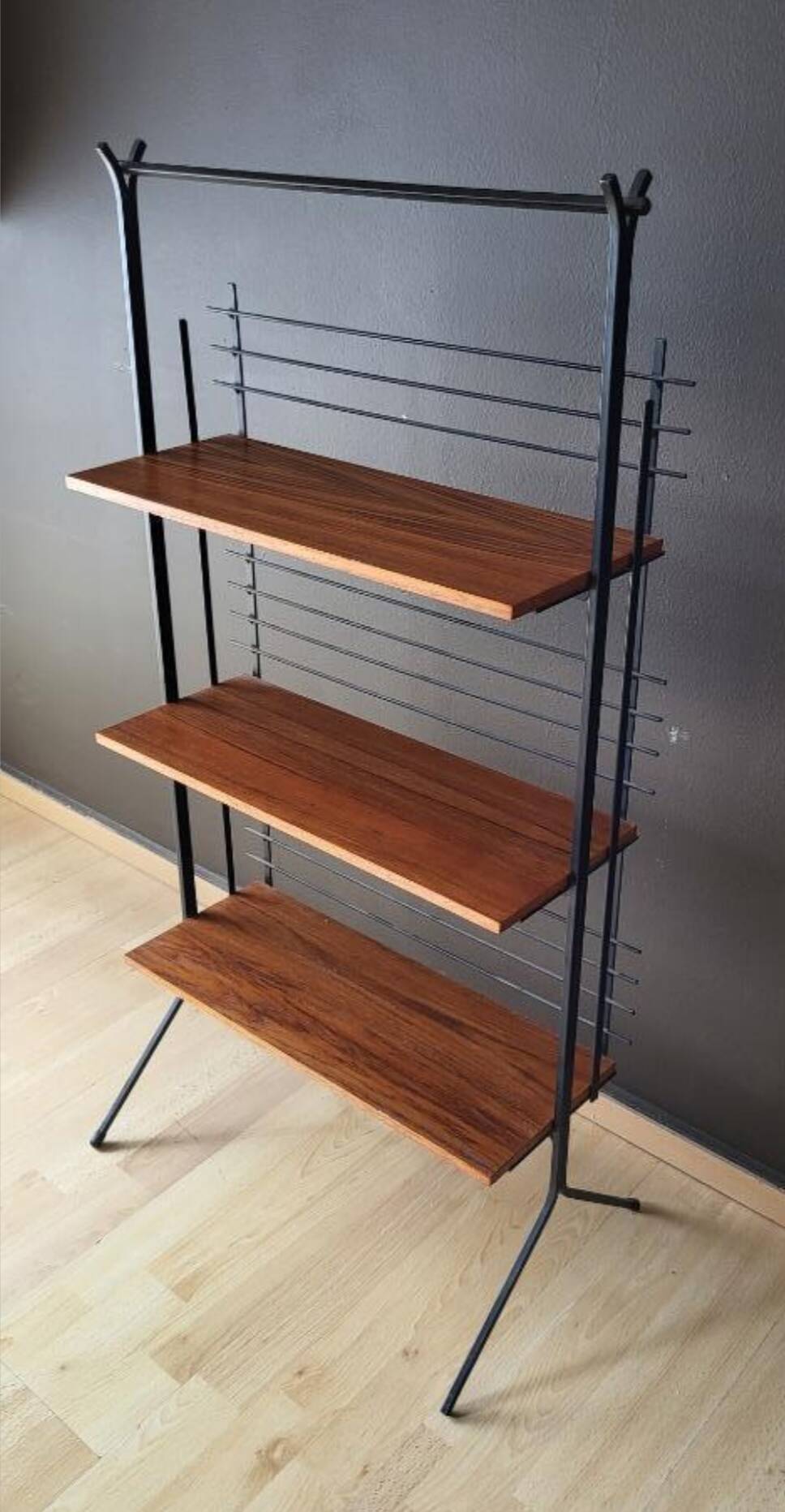 Vintage Teak Bookcase Shelf 70s'