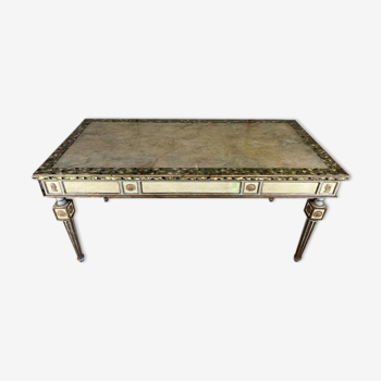 Louis XVI Style Polychrome Wooden Table Italy