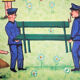 Affiche "printemps" par Hermann Wacker et Ulrik Schramm 1968