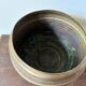 70s brass flowerpot
