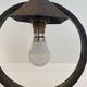 Sculptural Art Deco Table Lamp With Frosted Glass Shade, 1930s