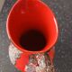 Pichet vintage "west germany pottery fat lava red"